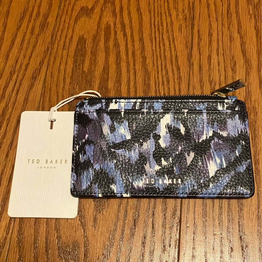 NWT Ted Baker London Blue Coin Purse
